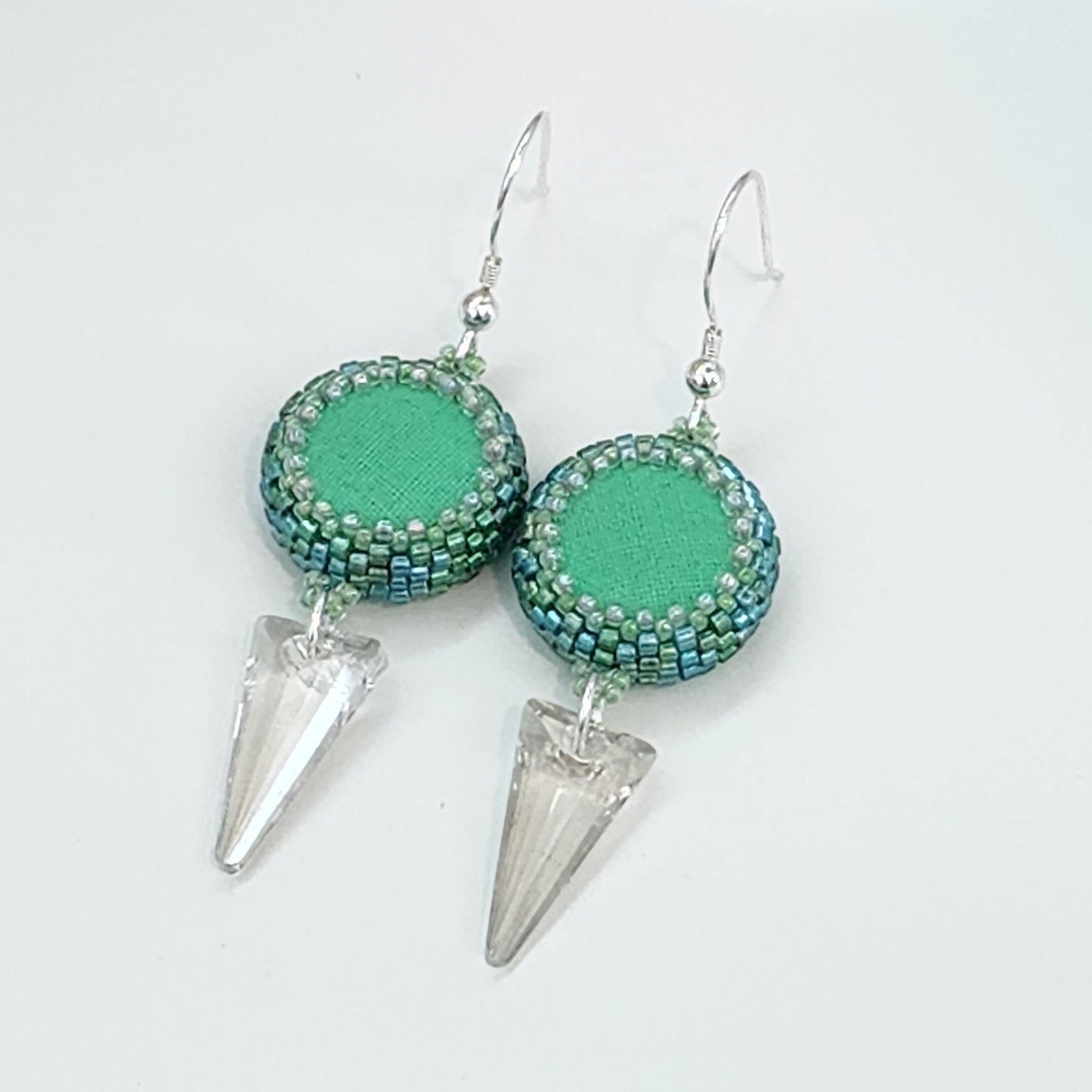Turtle Bay Crystal Spike Dangle Earrings